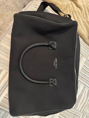 Jimmy Choo Black Men’s Duffel with Leather Handles